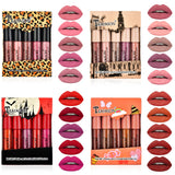 5Pcs/Set Waterproof Lipstick Sexy Vampire Lip Stick Matte Velvet Lipsticks Lips Makeup Cosmetics Labiales Matte